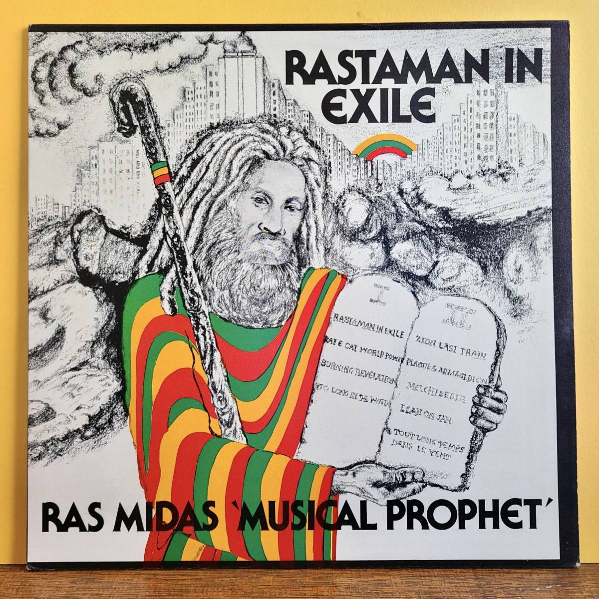 RAS MIDAS / RASTAMAN IN EXILE オリジナル盤 LP_画像1