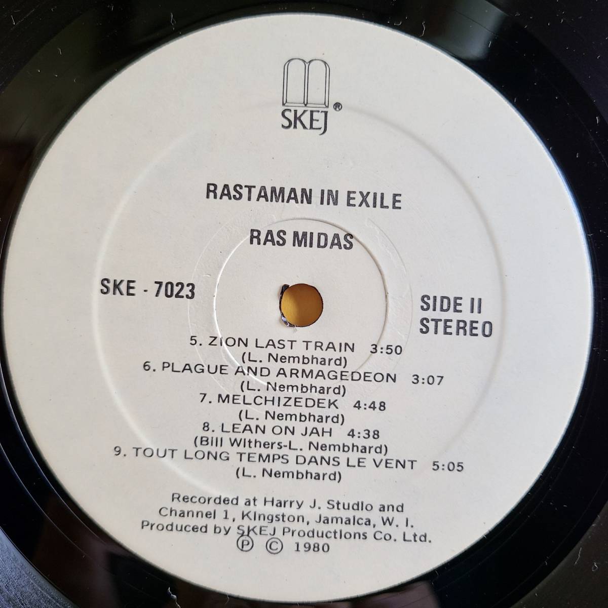 RAS MIDAS / RASTAMAN IN EXILE オリジナル盤 LP_画像5