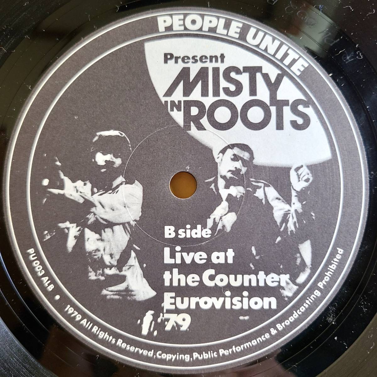 MISTY IN ROOTS / LIVE AT THE COUNTER EUROVISION [ People Unite ] UK Orig запись LP