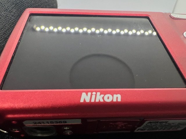 【動作未確認】NIKON　ニコン　デジタルカメラ　COOLPIX　S210　ケース付　キングラム（イ）_画像3