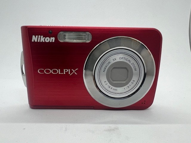 【動作未確認】NIKON　ニコン　デジタルカメラ　COOLPIX　S210　ケース付　キングラム（イ）_画像1