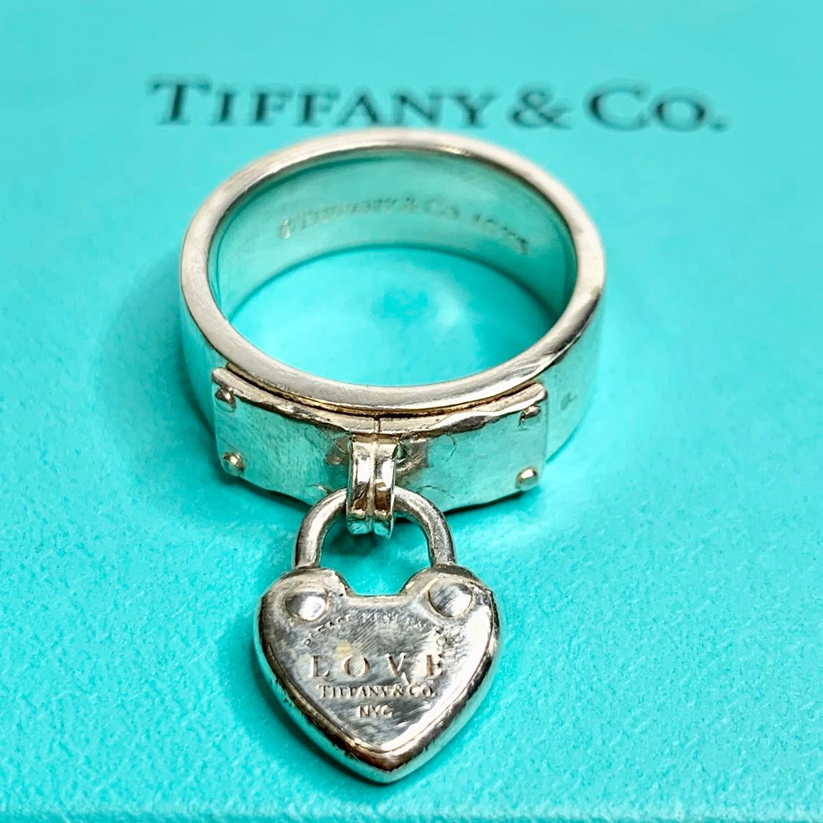 希少 TIFFANY&Co ティファニー ラブロック リング ヴィンテージ 希少 TIFFANY&Co ティファニー ラブロック リング ヴィンテージ