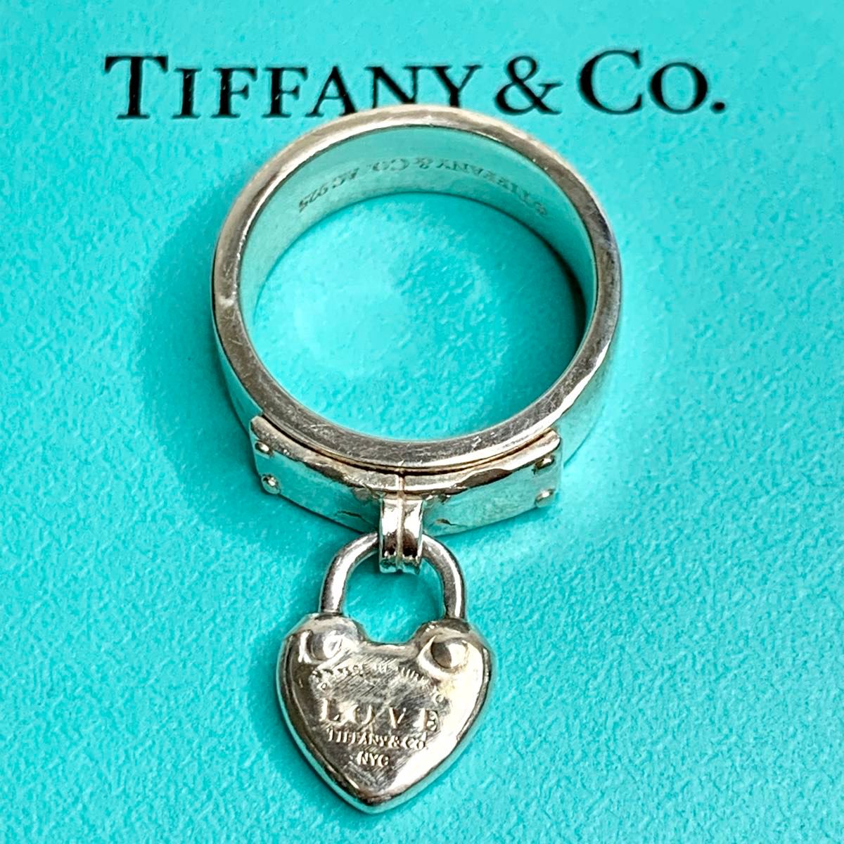 希少 TIFFANY&Co ティファニー ラブロック リング ヴィンテージ 希少 TIFFANY&Co ティファニー ラブロック リング ヴィンテージ