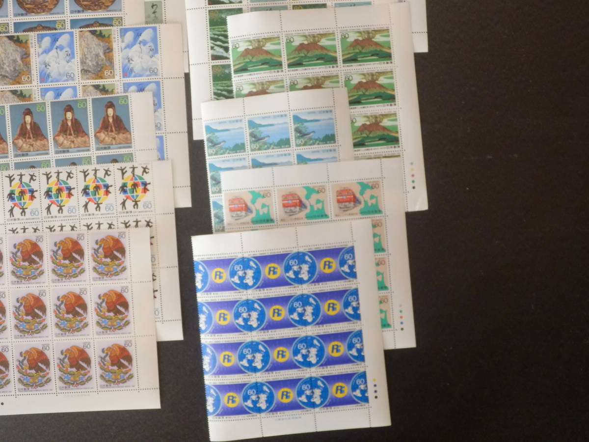 各種切手　６０円切手　３X４　１２枚ブロック　２９枚　２０８８０円　まとめて安価処分 _画像9