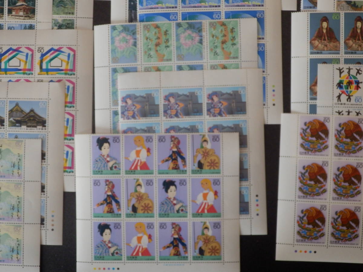 各種切手　６０円切手　３X４　１２枚ブロック　２９枚　２０８８０円　まとめて安価処分 _画像5