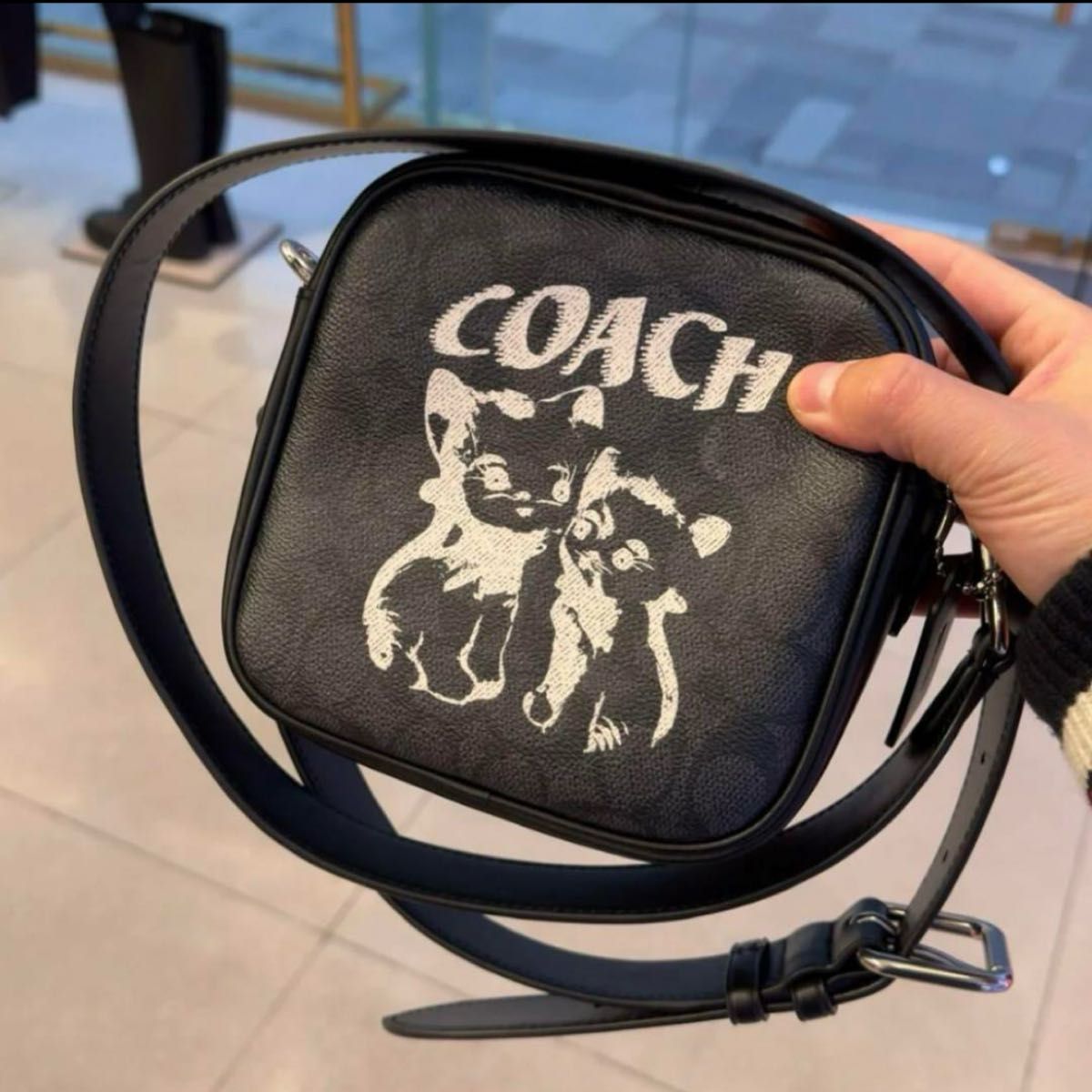 即日発送 【LIL NAS X DROP BY COACH】カメラ バッグ キャンバス