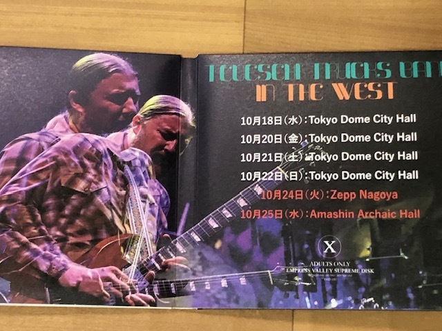 TEDESCHI TRUCKS BAND / IN THE WEST「電光石火・ライヴ・イン・ジャパン」名古屋&大阪(4CD + BD)_画像3