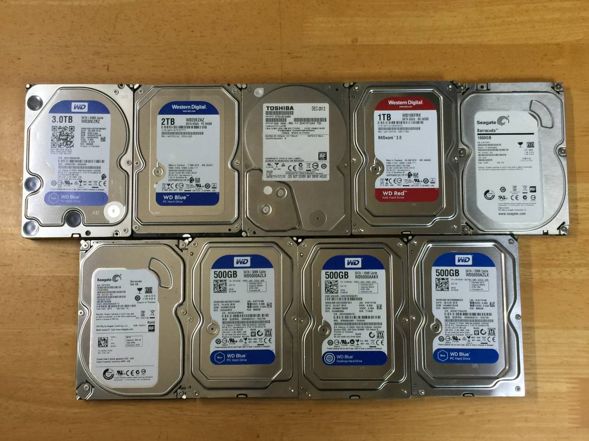 HDD　ハードディスク　WD30EZRZ 3TB/WD20EZAZ 2TB/DT01ACA200 2TB　他_画像1