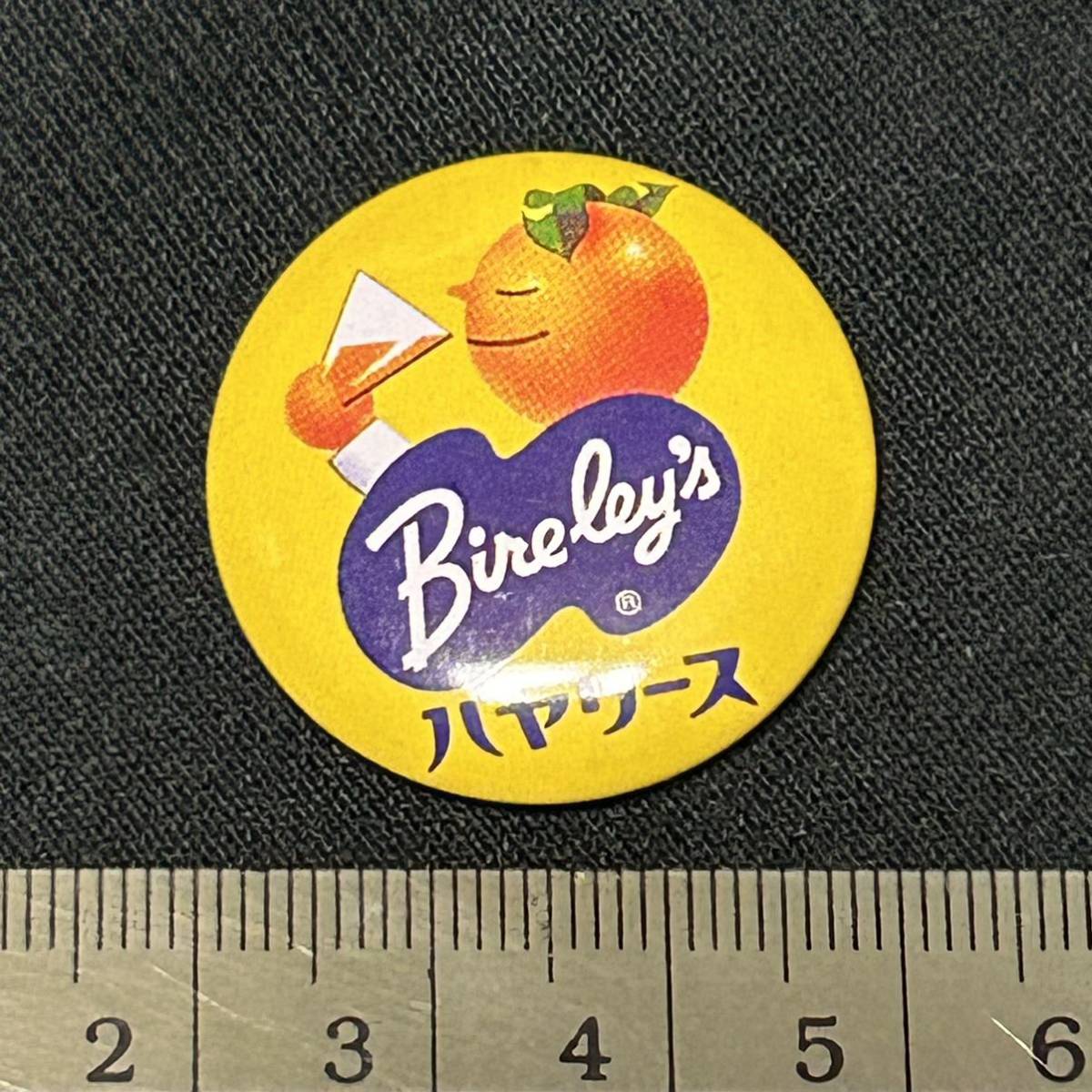 未使用品バヤリースBireley's缶バッチ　デッドストック_画像1