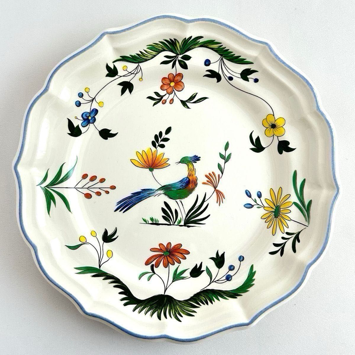 Gien / ジアン / オワゾパラディ 楽園の鳥 / 18 5cm皿 2枚 Gien / ジアン / オワゾパラディ 楽園の鳥 / 18 5cm皿 2枚