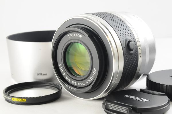 ★極上美品★NIKON ニコン 1 NIKKOR 30-110mm F3.8-5.6 VR シルバー 清潔感あるとても綺麗な外観！クリアーな光学！1267