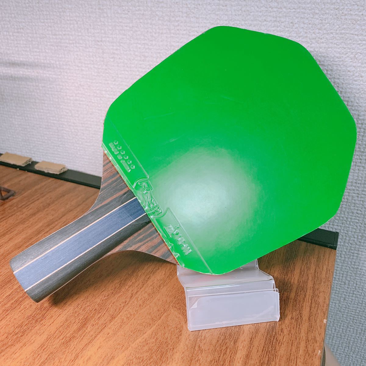 卓球　ラケット　六角形　粒高　イボ　カラー　ラバー　J6_画像1