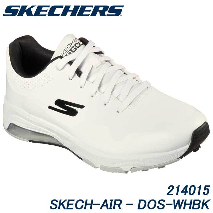 スケッチャーズ 214015 スケッチ エア ドス ゴルフシューズ 27.0cm ホワイト/ブラック 日本正規品 SKECH-AIR-DOS 2022 送料無料 即納