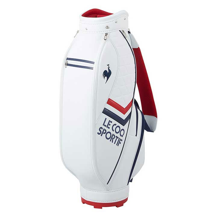 レディース ルコック QQCWJJ03 キャディバッグ ホワイト(WH00) 8.5型 46インチ対応 le coq sportif GOLF 2023 40p 即納_画像4