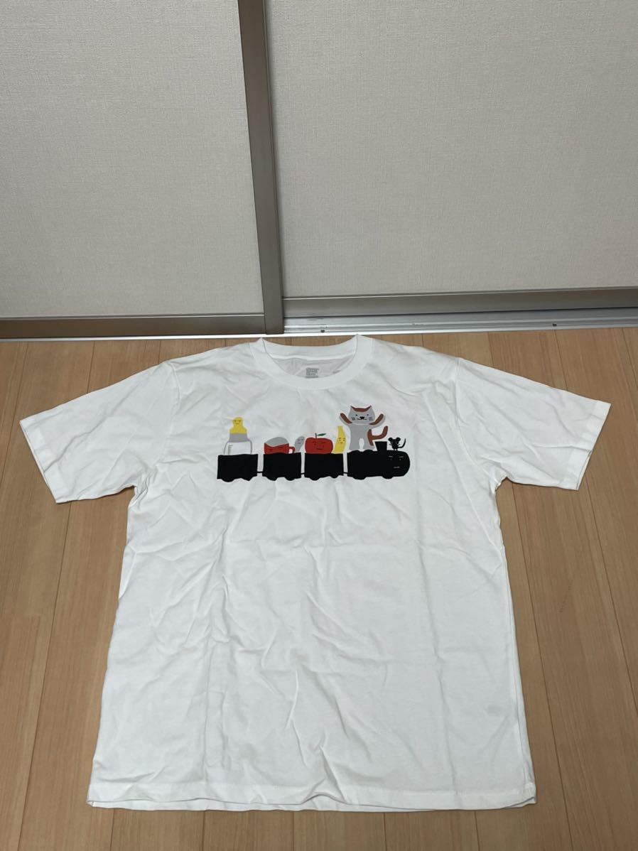 graniph（安西水丸コラボがたんごとんがたんごとんTシャツ（グラニフ_画像1