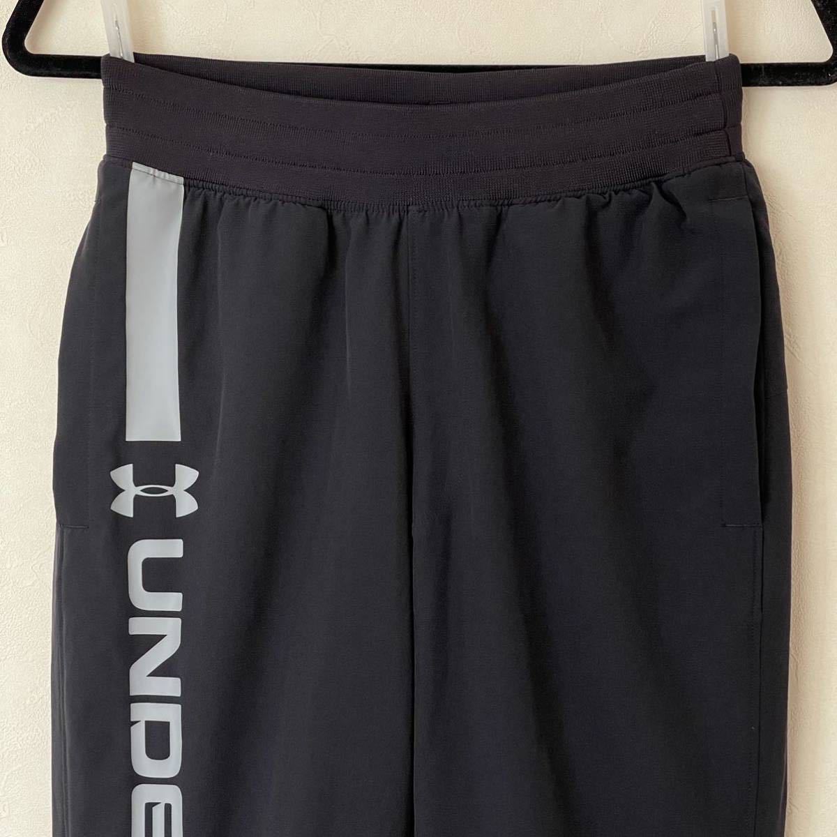 超美品 UNDER ARMOUR(アンダーアーマー)メンズ ウインドパンツ UA Tricot Lined Pant SM(T165.W74)1320662使用2回 防風 撥水 裏起毛 ドーム