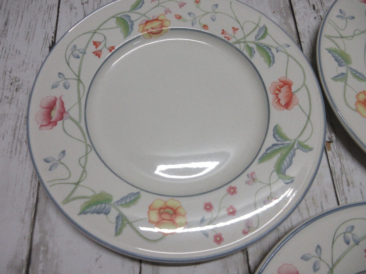 b 4.Villeroy&Boch ビレロイ＆ボッホ 大皿 プレート　27ｃｍ　３枚　Albertina 【星見】_画像3