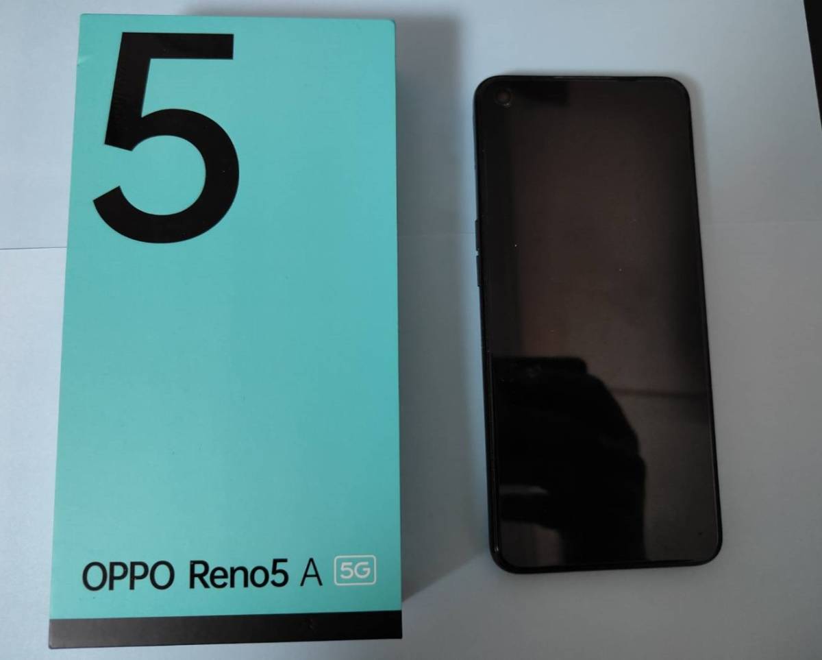 OPPO Reno5 A シルバーブラック CPH2199 5G SIMフリー版