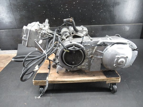 【同梱不可】 F1R6-0115 スズキ スカイウェイブ250S 3型 実動 エンジン ASSY 機関良好 【CJ46A-105*** JBK-CJ46A 動画有】_画像1