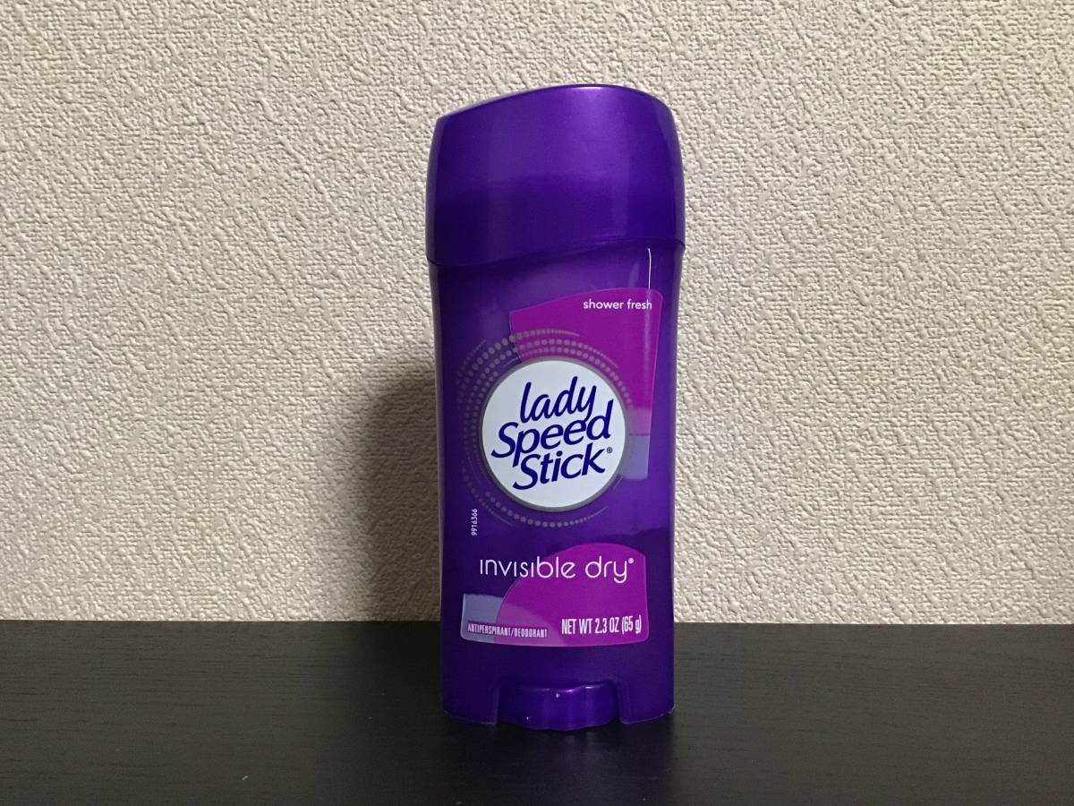 Lady Speed Stick レディスピードスティック Invisible Dry デオドラント Shower Fresh 65g_画像1