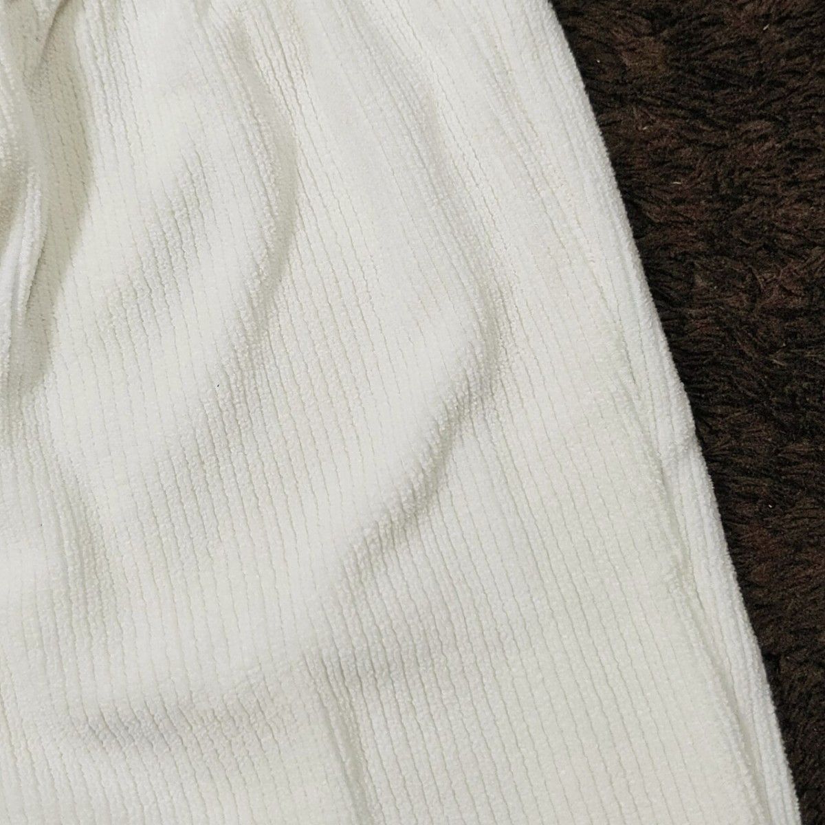 ベビー 韓国 オットべべ レギンス パンツ 90 ホワイト ズボン スウェットパンツ