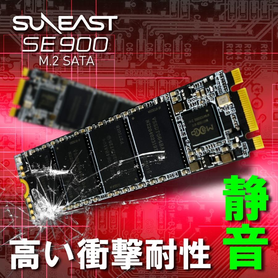 SUNEAST SE900M2SA-01TB 内蔵SSD 1TB M.2 Type 2280 3D NANDフラッシュ搭載 SATA3 6Gb/s 内蔵型SSD 国内3年保証 新品！の画像3