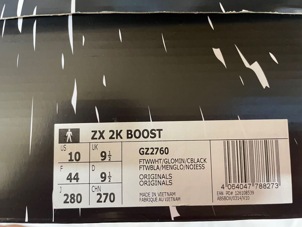 28cm adidas スターウォーズ マンダロリアン スニーカー zx 2k boost us10 mandalorian アディダス マッドホーン gz2760 コラボ 限定 レア_画像10