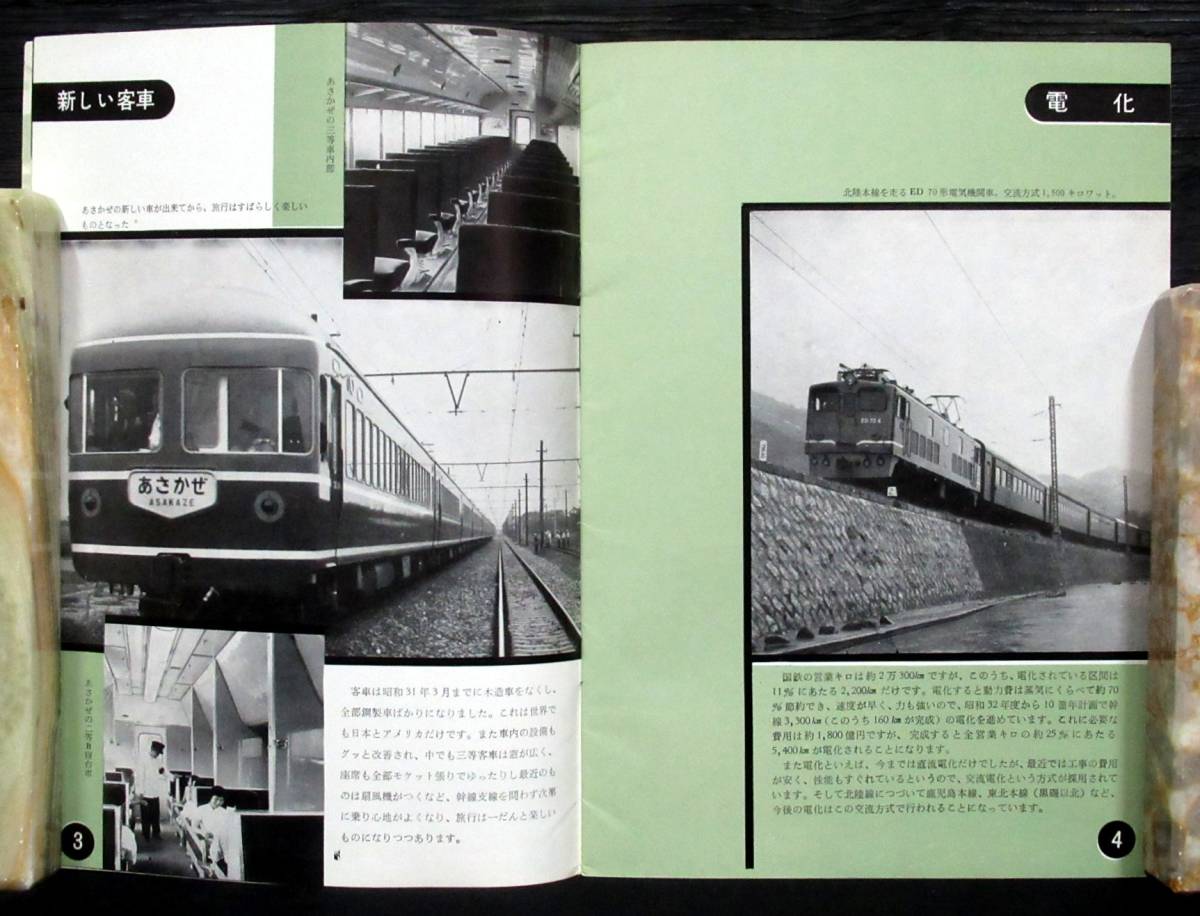 め42 F2C『 国鉄（1959 日本国有鉄道）』＊北陸本線、ED70形電気機関車. モハ90形通勤用電車. 山陰線DF50形ディーゼル機関車. 三菱ジープ_画像3