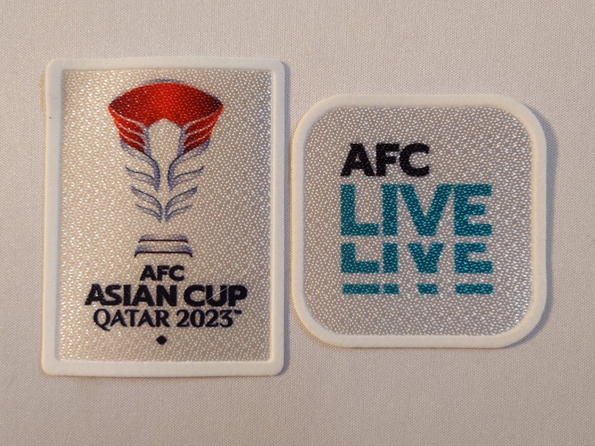 AFC アジアカップ 2023 カタール パッチ ワッペン 日本代表 韓国代表 イラク代表 インドネシア代表 ユニフォーム B7