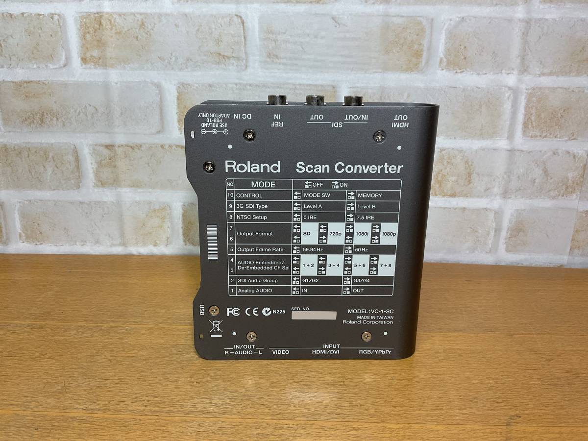 【名古屋発】Roland/ローランド ビデオスキャンコンバーター VC-1-SC_画像3