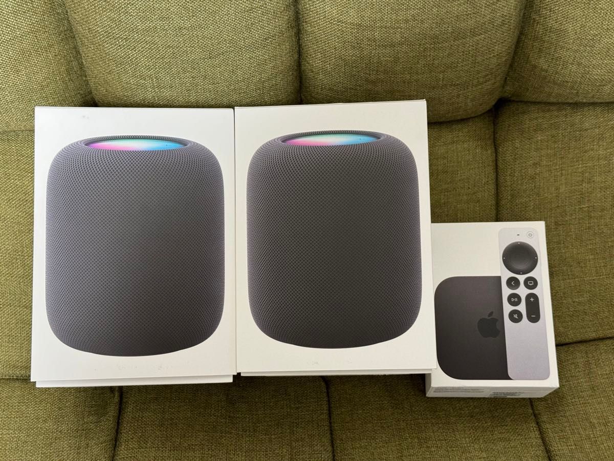Apple HomePod 第二世代 Apple TV 漕げる 4K 第二世代 セット Apple HomePod 第二世代 Apple TV 漕げる 4K 第二世代 セット