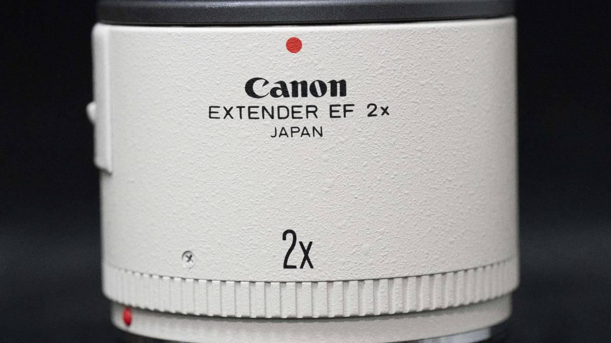 良品★M14 CANON キャノン EFレンズ EXTENDER EF2×レンズの焦点距離を2倍に アダプターレンズ 希少 レア_画像4