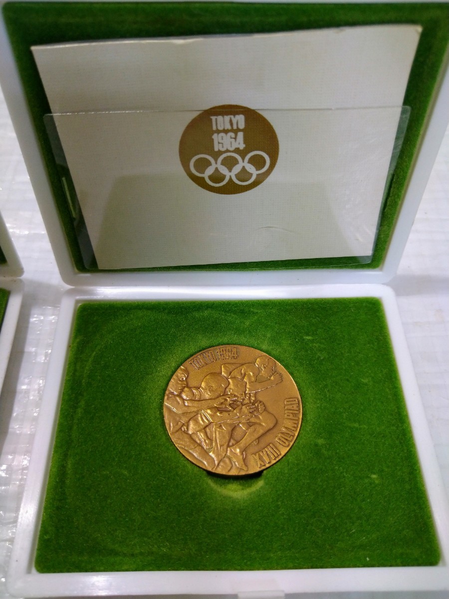 10B オリンピック東京大会記念メダル　TOKYO1964 造幣局 銅メダル　銀メダル_画像3