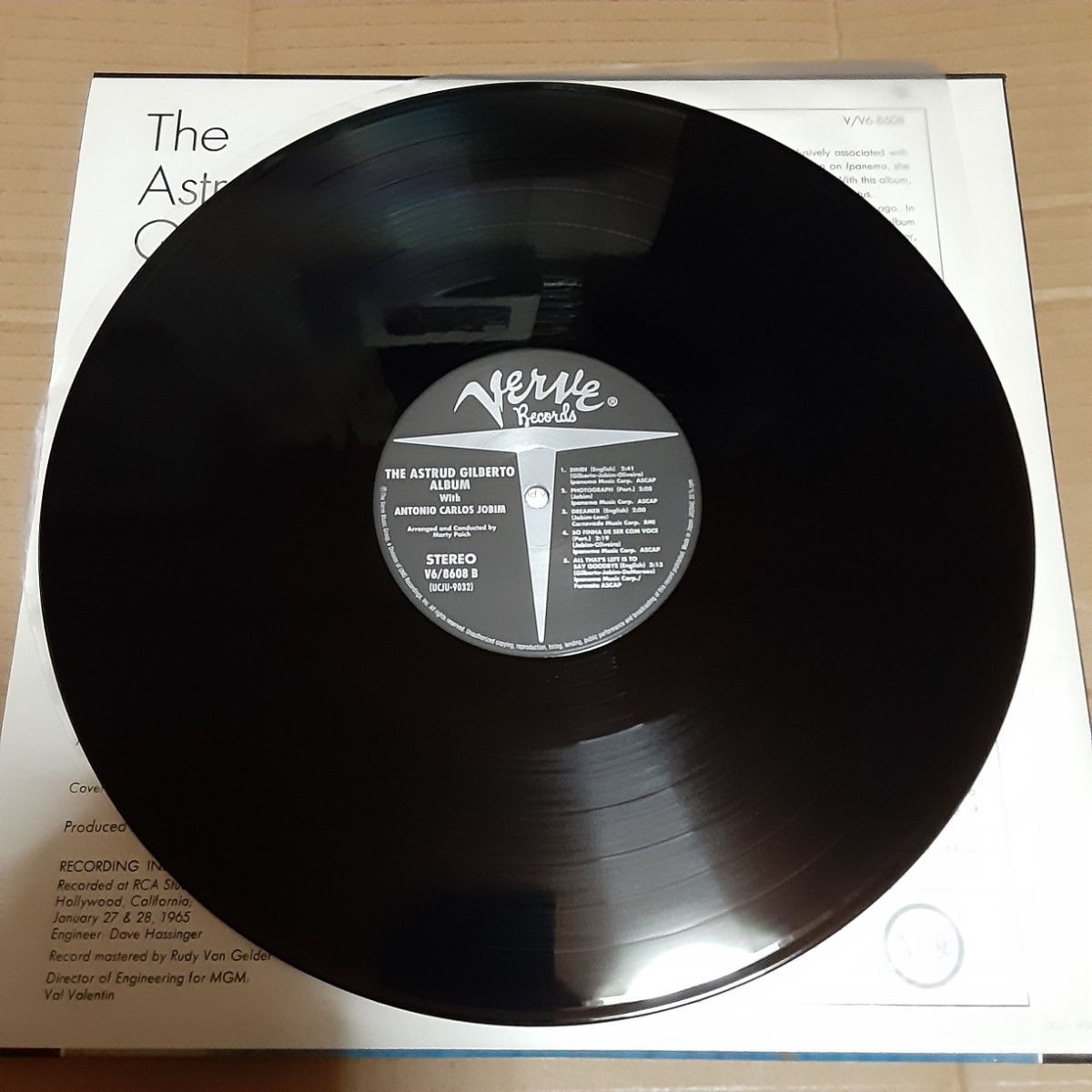 限定盤 JAZZ THE BEST 国内 重量盤アストラッド・ジルベルト おいしい水 The Astrud Gilberto Album UCJU-9032の画像3