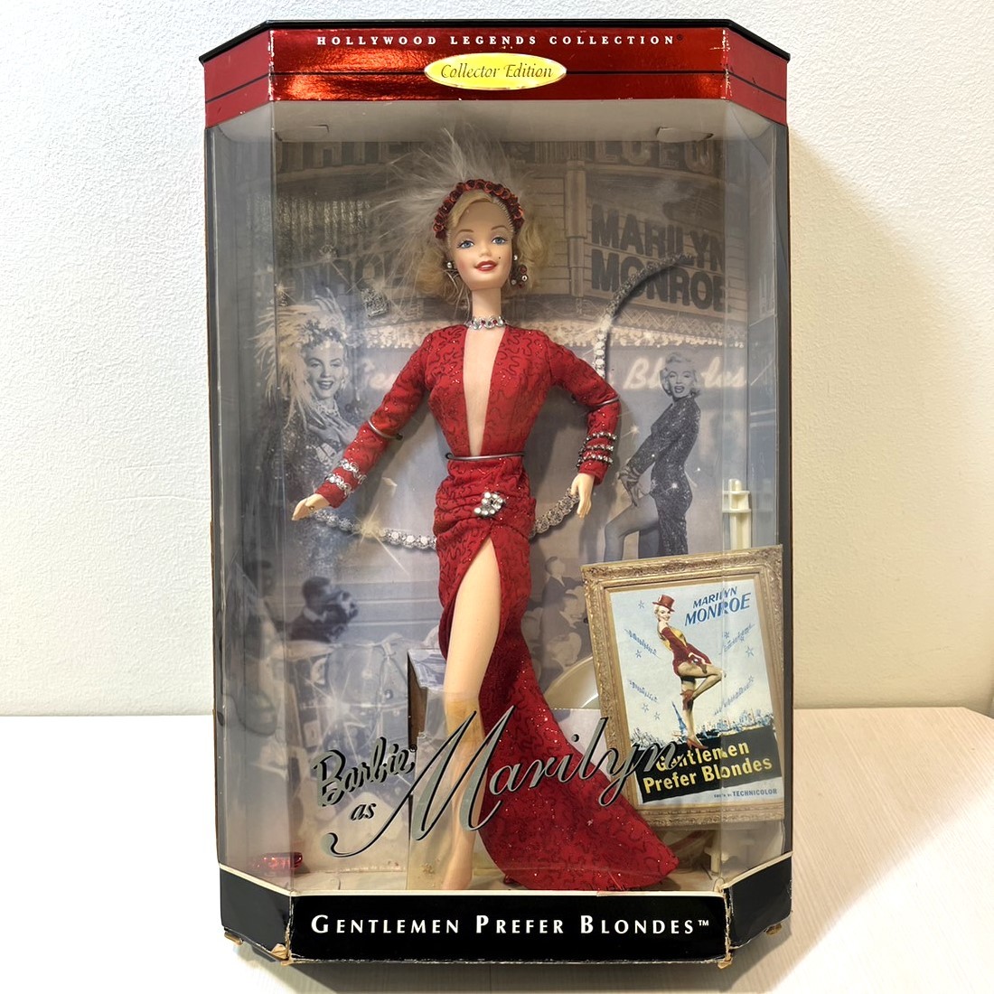 ヴィンテージ Mattel Barbie as Marilyn GENTLEMEN PREFER BLONDES マリリン 紳士は金髪がお好き バービー 人形 超レア TA1703_画像1