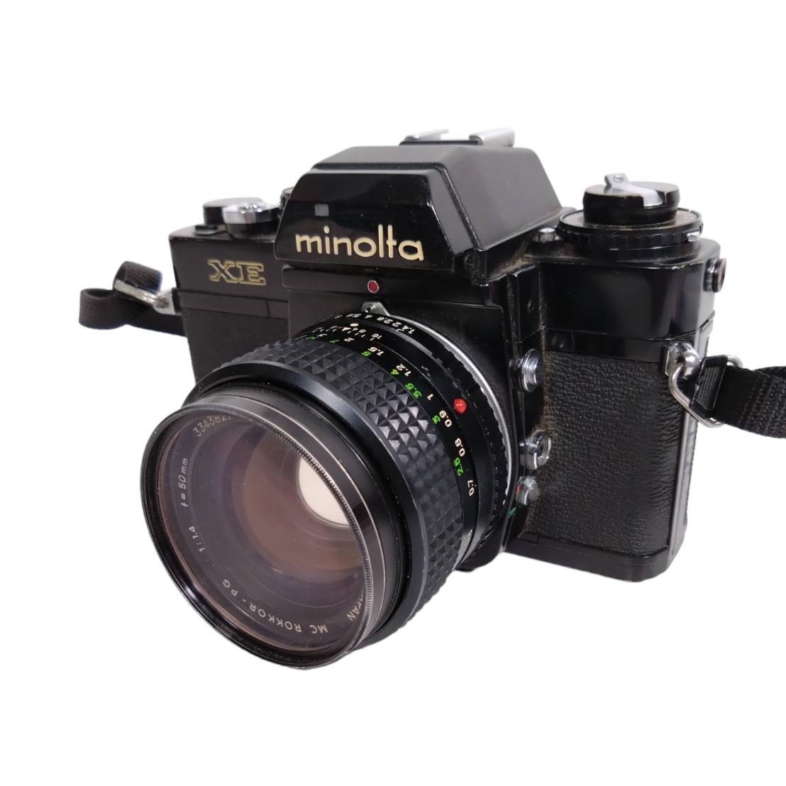MINOLTA ミノルタ XE フィルムカメラ MC ROKKOR-PG 1:1.4 f=50㎜ ミノルタカメラ 動作未確認 KA1202_画像1