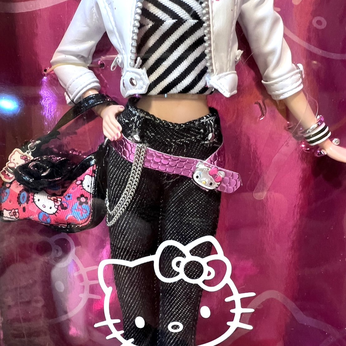 MATTEL Barbie Hello Kitty PINK LABEL マテル バービー コレクター ピンクラベル ハローキティ レア TA2501_画像7