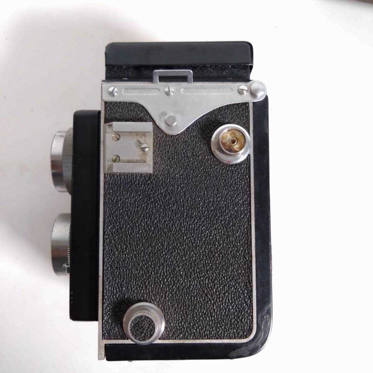 K) 二眼レフカメラ Toyoca Flex トヨカフレックス フィルムカメラ 1:3.5 f=8cm 動作未確認 ジャンク品 A1603_画像5
