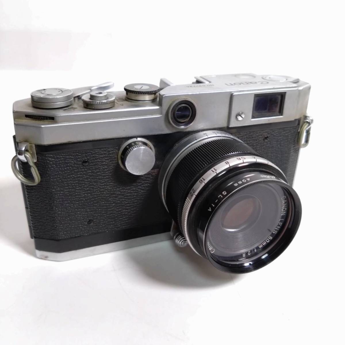 K) キヤノン Canon MODEL L3 フィルムカメラ Canon LENS 50mm f:2.8 カメラ 空シャッターOK ジャンク品 A2301_画像2