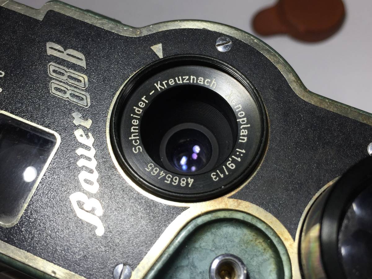 動作品 Bauer 88B Schneider Xenoplan 13mm F1.9 1954 ドイツ製!! 8mm 8ミリ フィルムカメラ 映像 レア！_画像3