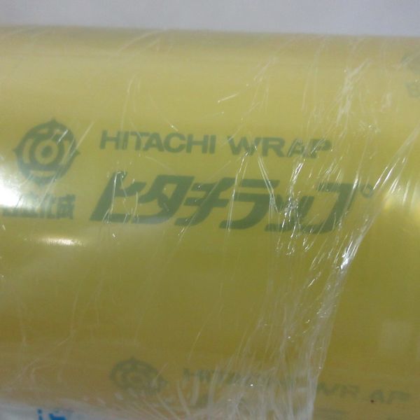 hm0125【100】長期保管品　ヒタチラップ　日立食品包装用ストレッチフィルム　2本まとめ　400㎜　現状品_画像2