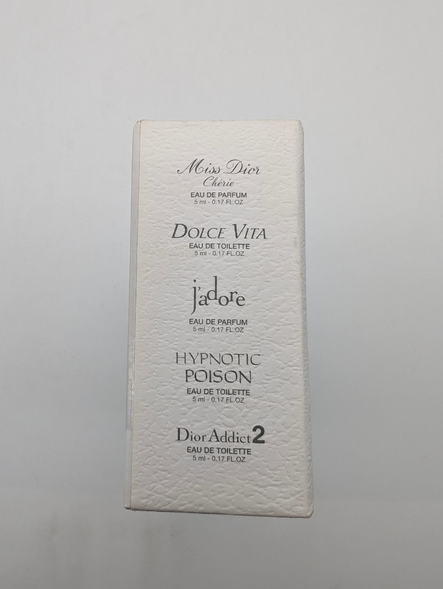 クリスチャン ディオール CHRISTIAN DIOR レ パルファムズ ミニ香水セット 5ml×5 フレグランス LE PARFUMS Miss Dior DOLCE VITA POISON_画像5