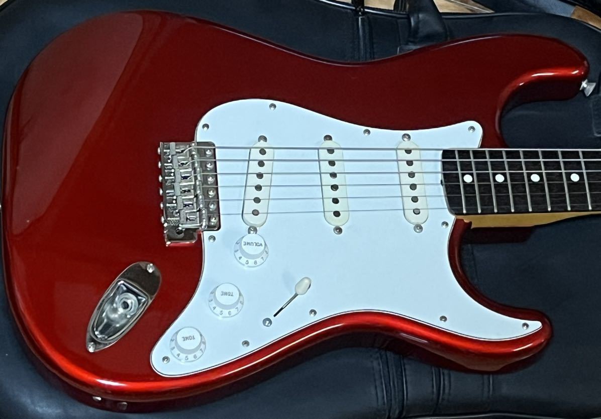 即決！●Fender Japan●フェンダージャパン●Stratocaster ●フジゲン製 Kシリアル 1990〜1991●ストラトキャスター レッド克聖●中古の画像2