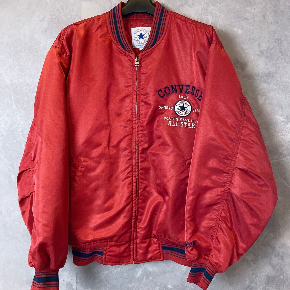 converse コンバース スタジャン MA-1 ナイロンジャケット converse コンバース スタジャン MA-1 ナイロンジャケット