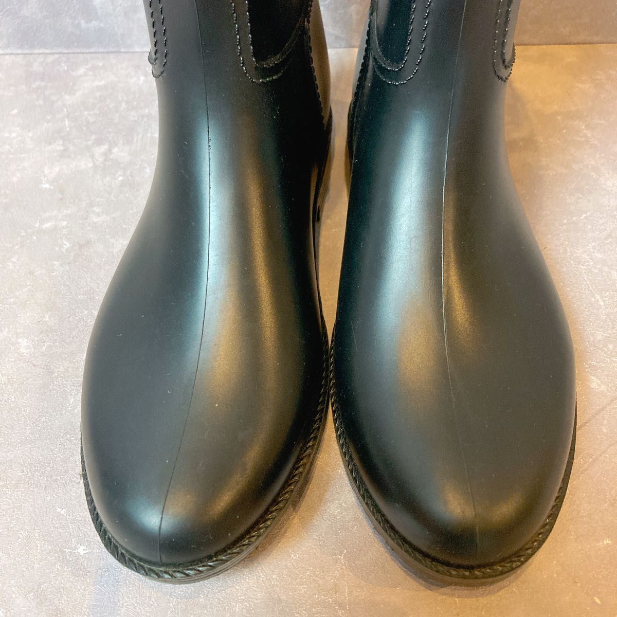 joru geo Armani rain boots boots black black long boots Armani stylish rain boots stylish boots waterproof rain shoes 