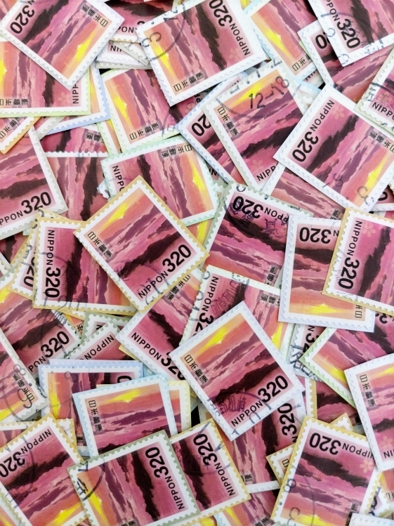 使用済普通切手　「瀬戸内海国立公園　３２０円」　２００枚（台紙付）_画像2