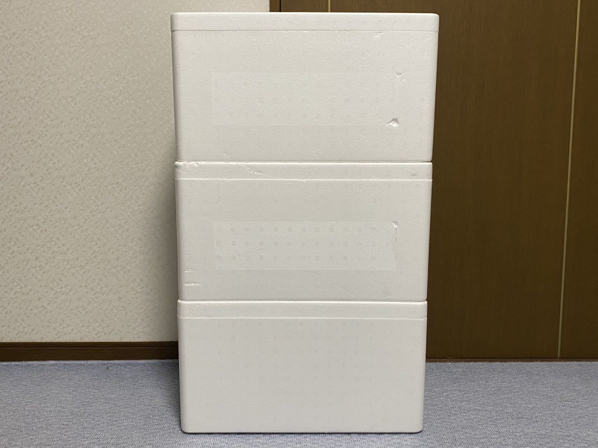 #( б/у ) пенополистирол коробка 120 размер (49.4cm×37.0cm×27.1cm)3 коробка комплект KA#