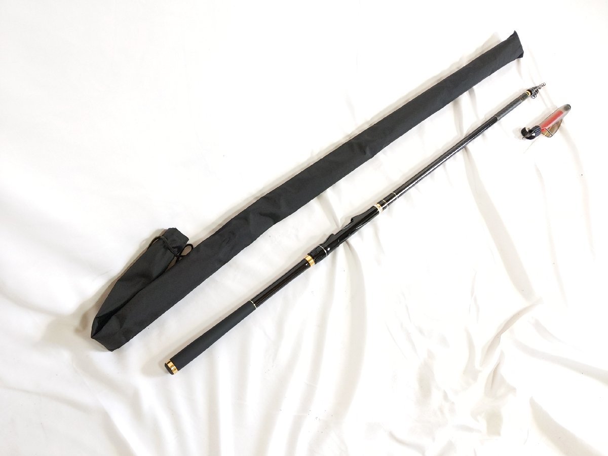 ( tube 74932) beautiful goods Uzaki Nisshin nisin in gram black edition car e-MH-500 absolute size 499cm beach rod 5.0msrusrus Leroux f spool . fishing 