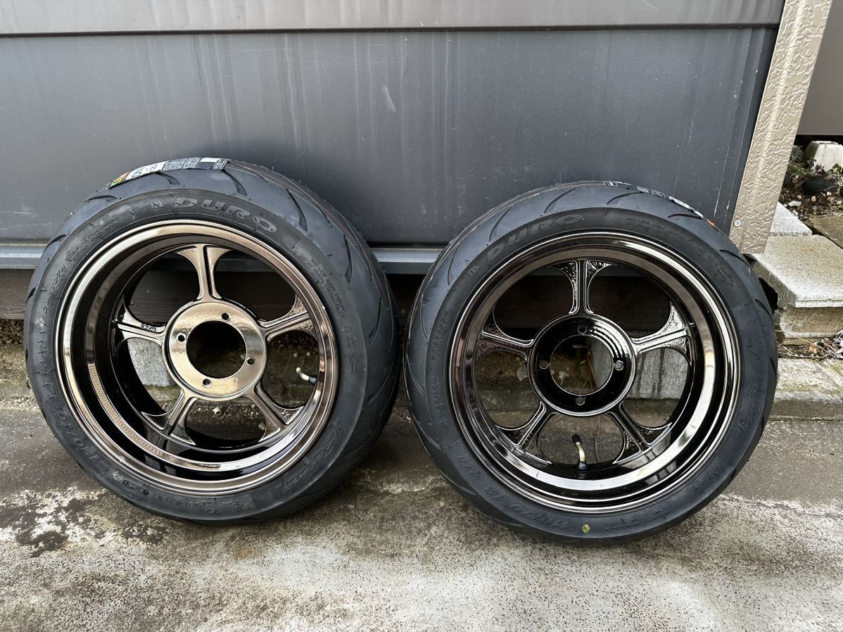 中古】12インチ ファルコン風ホイール 3.5j 4.5j ブラックメッキ 中古】12インチ ファルコン風ホイール 3.5j 4.5j ブラックメッキ