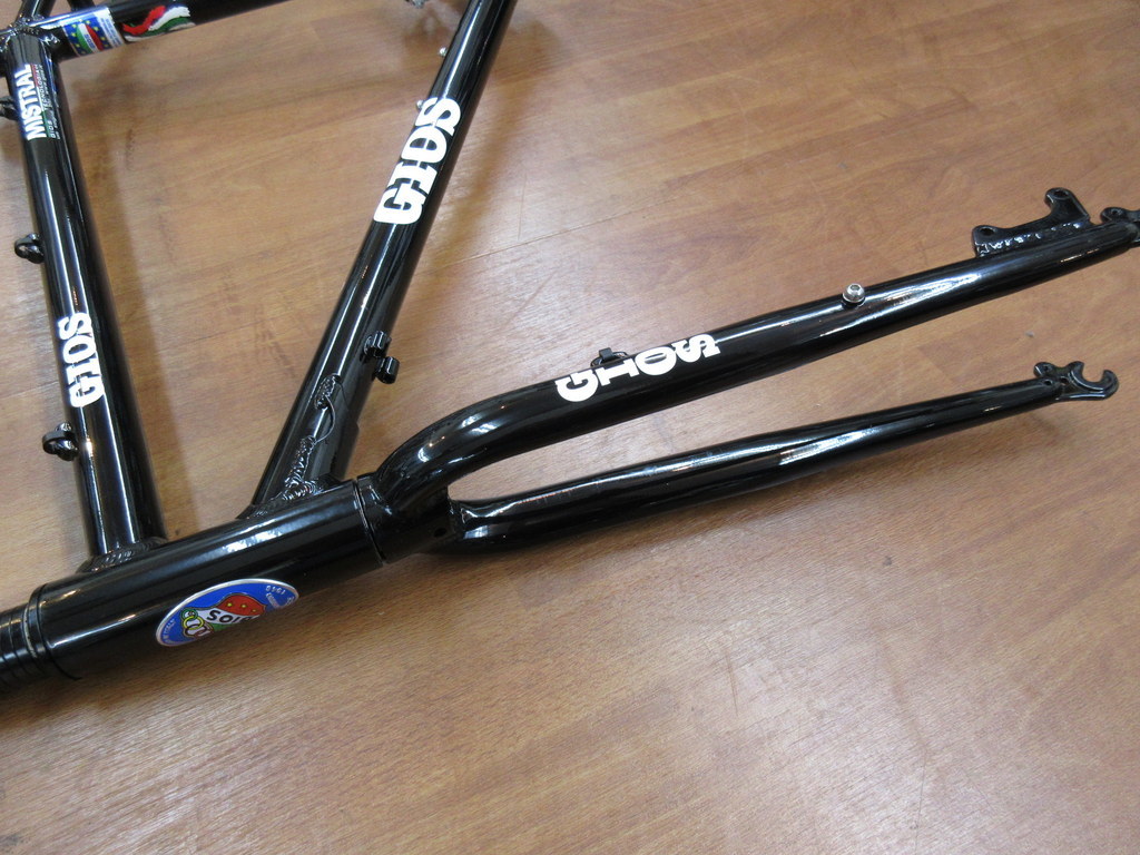 2023 GIOS Mistral -DISC 480mm black cross bike / frame unrunning goods /F Fork . take off packing does.